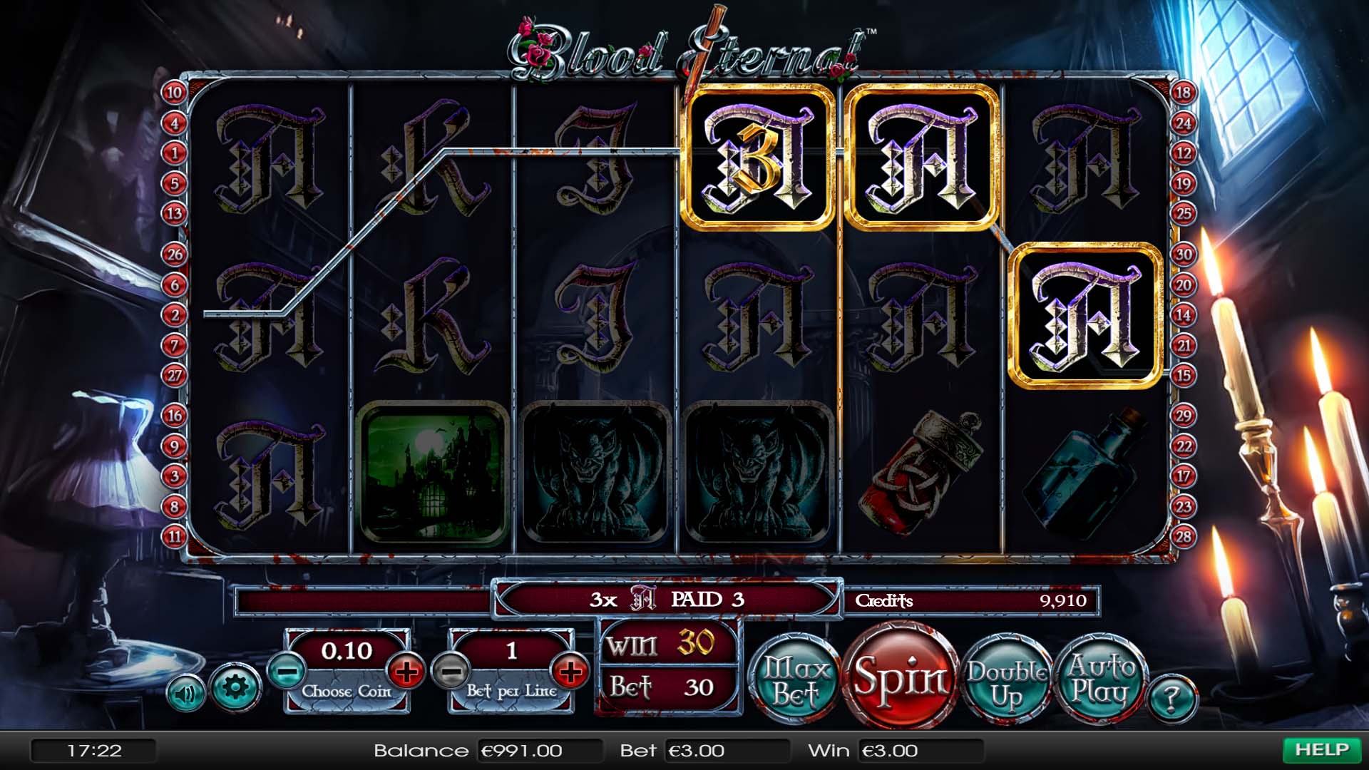BetSoft Blood Eternal Screenshot