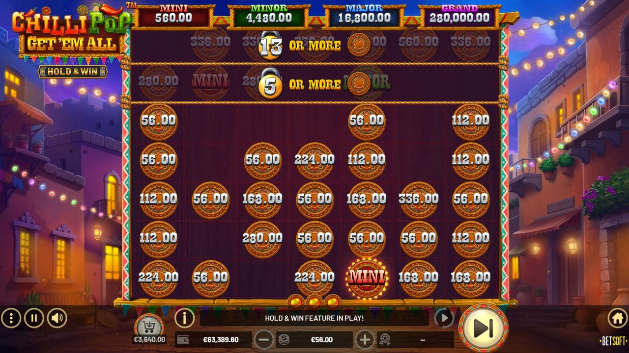 BetSoft ChilliPop Get em All Screenshot