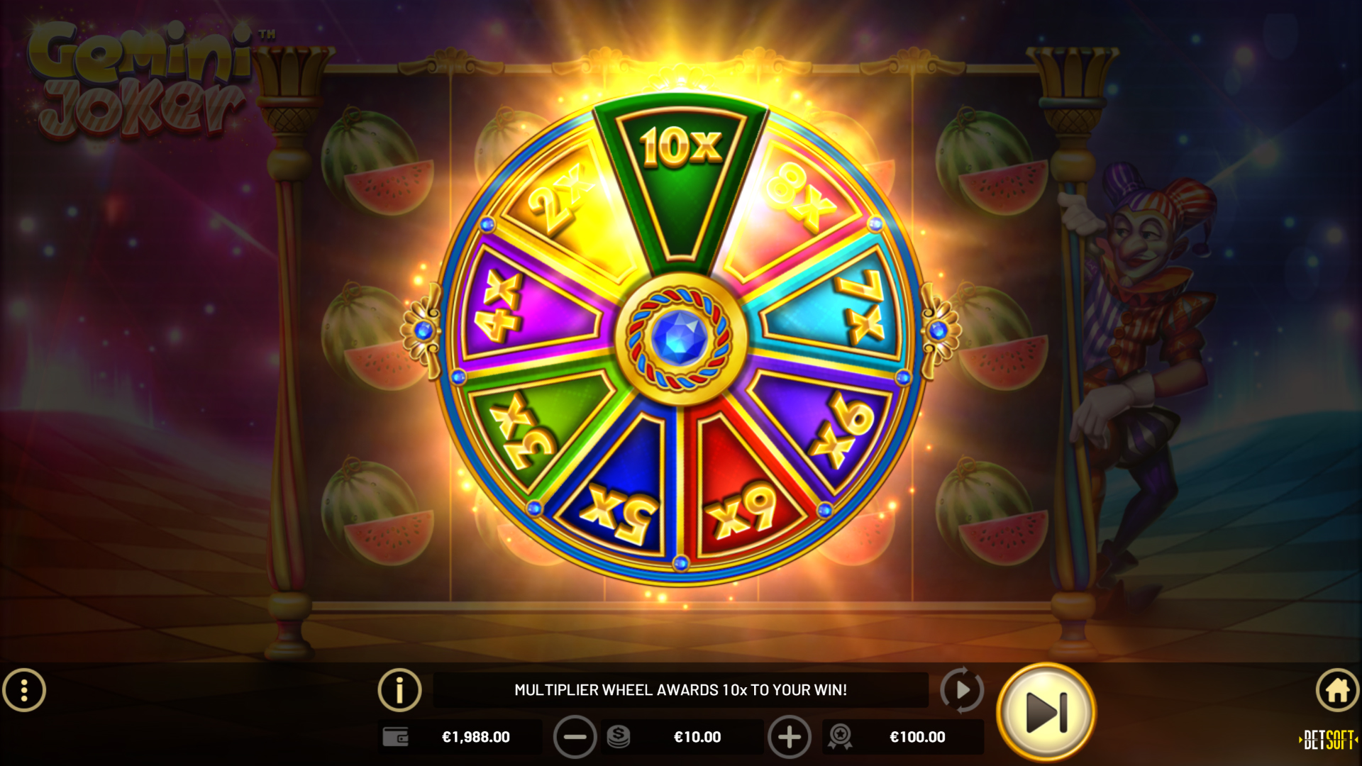 BetSoft Gemini Joker Screenshot