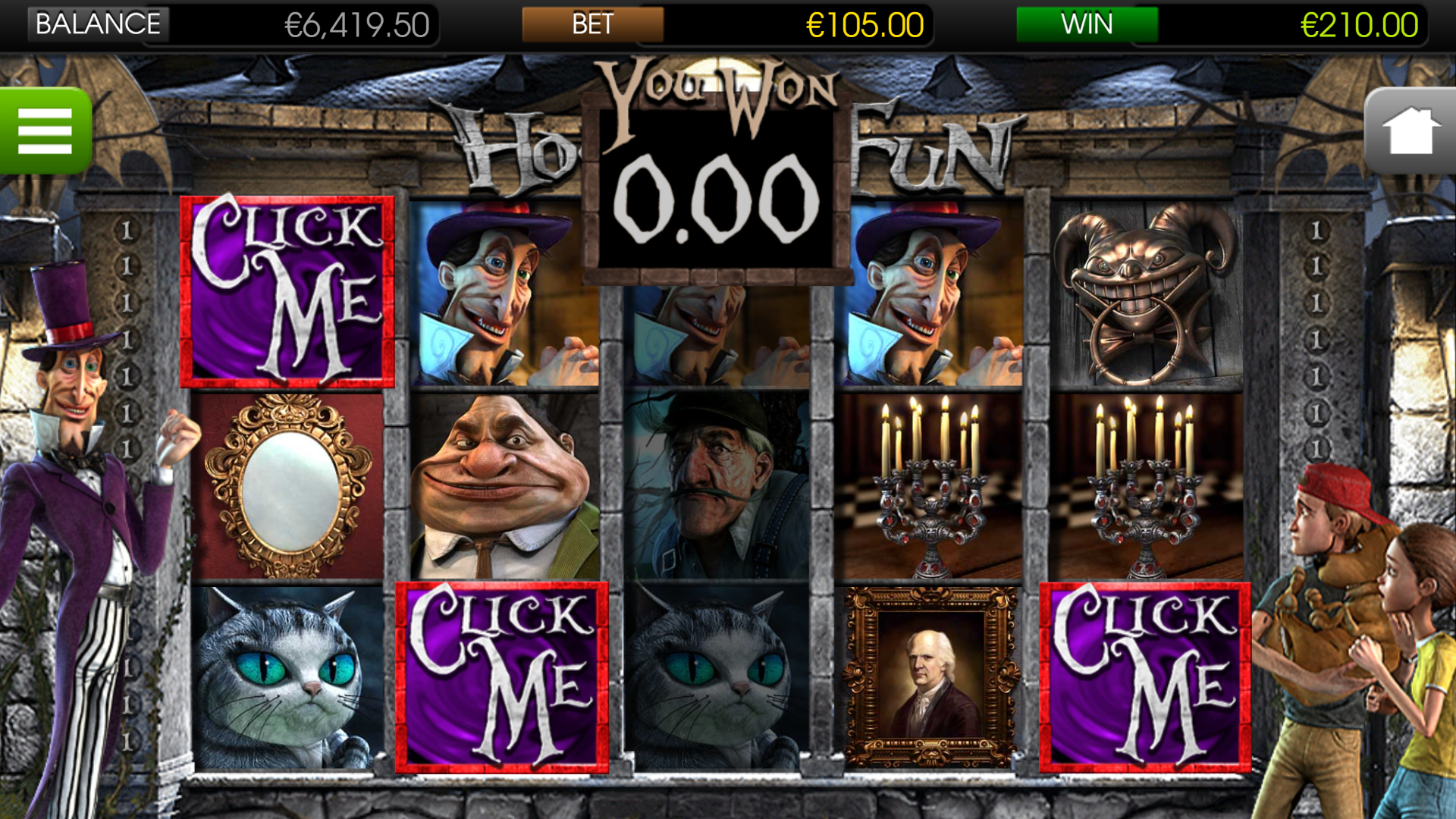 BetSoft House of Fun Screenshot