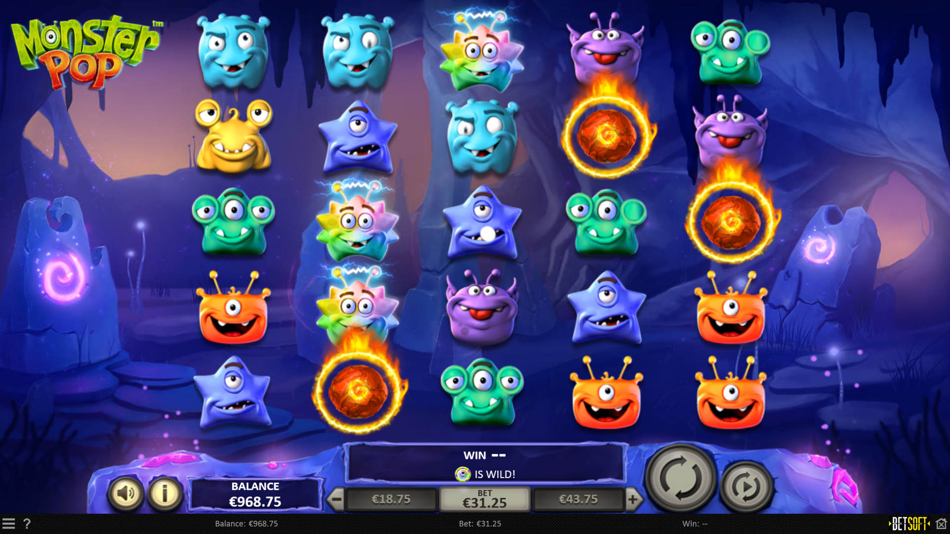 BetSoft Monster Pop Screenshot