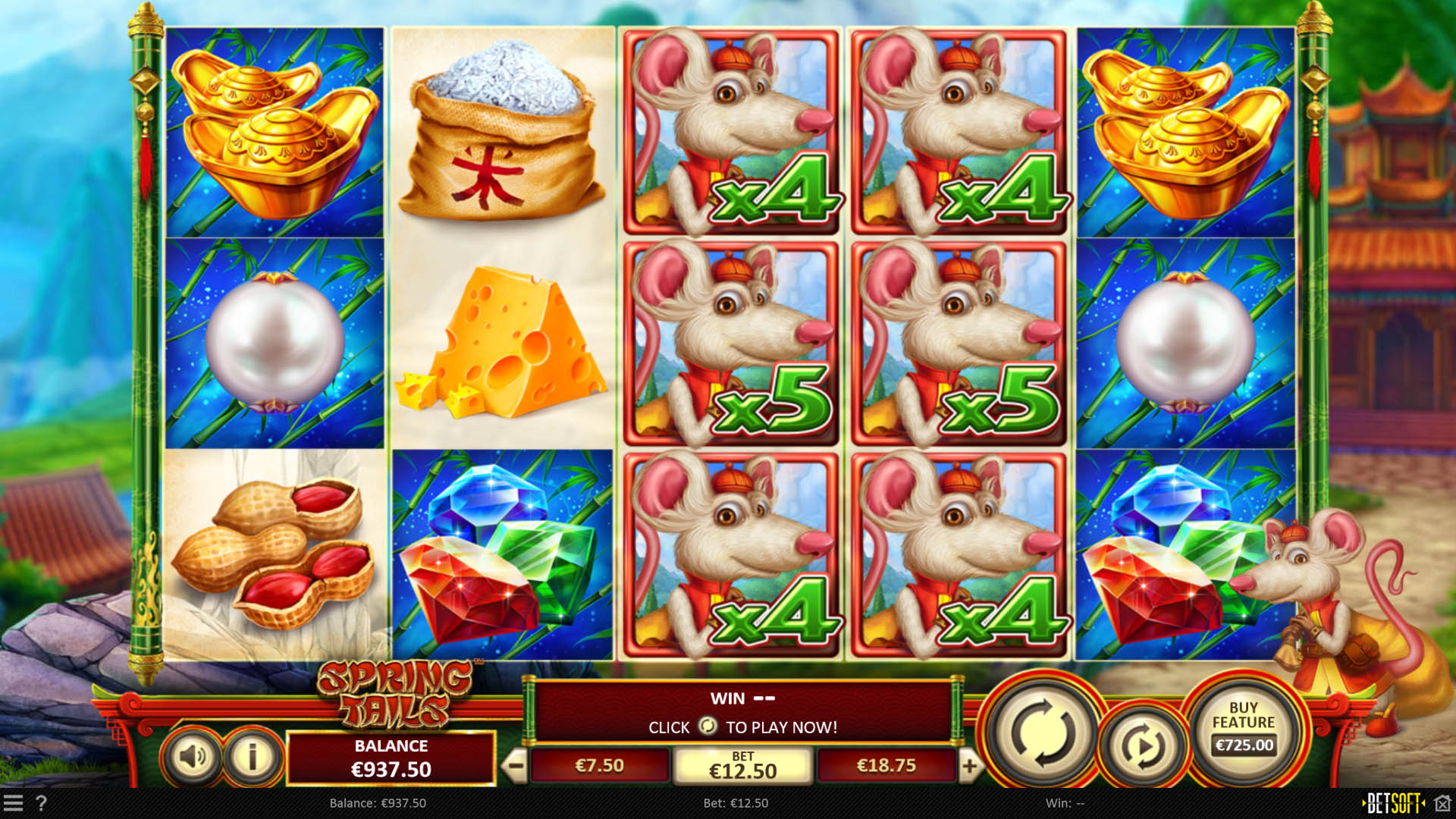 BetSoft Spring Tails Screenshot