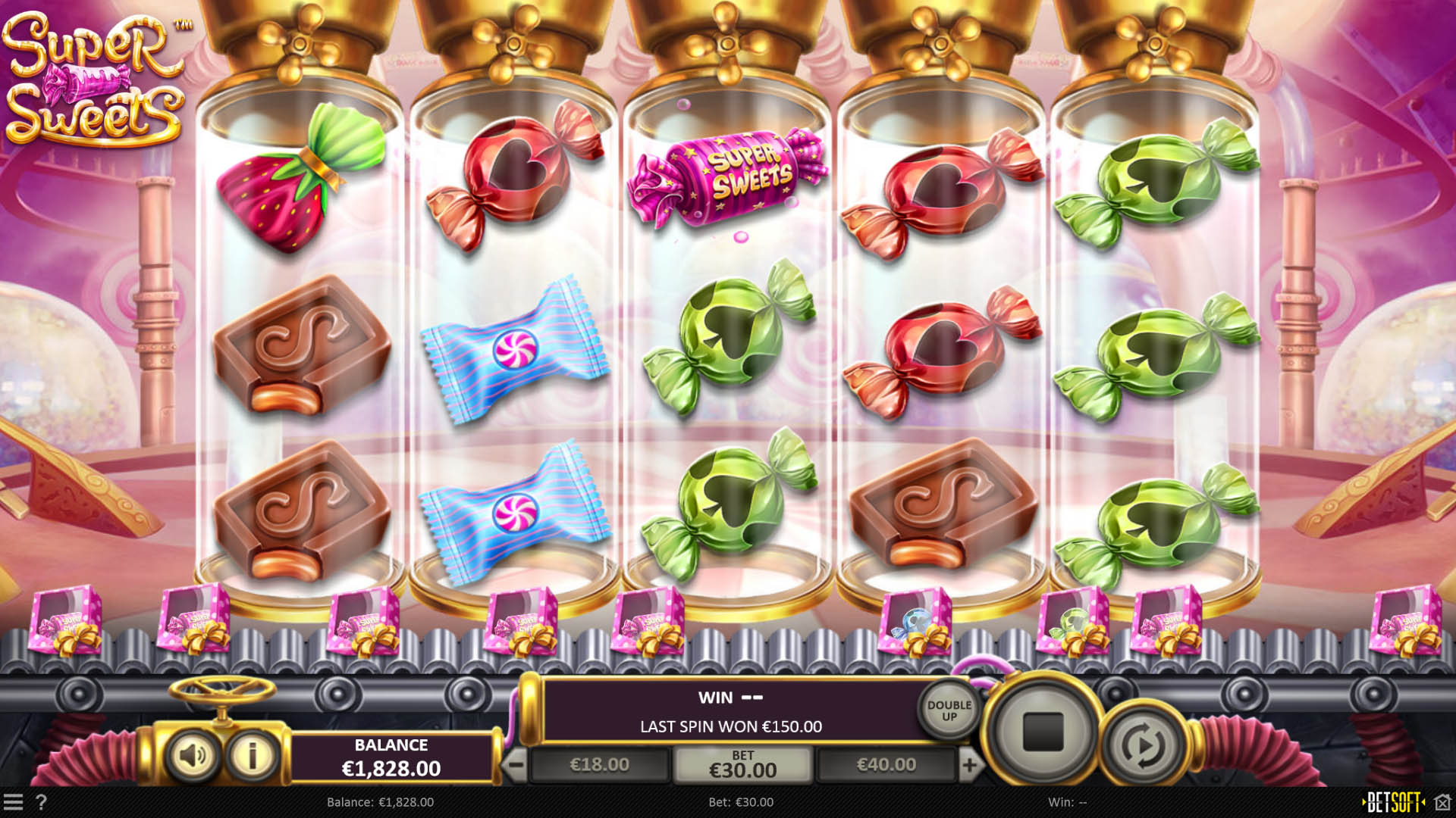 BetSoft Super Sweets Screenshot