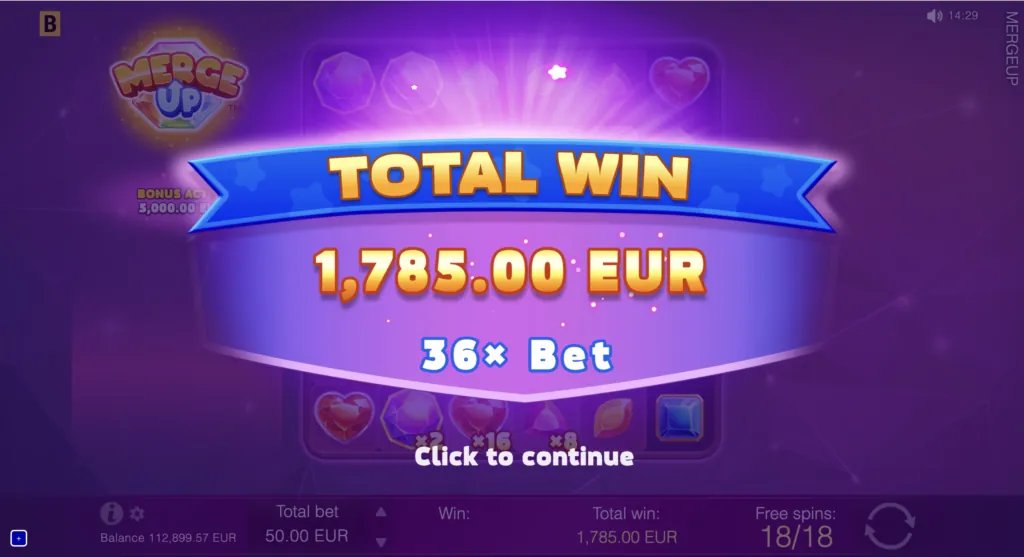 BG Merge Up Screenshot