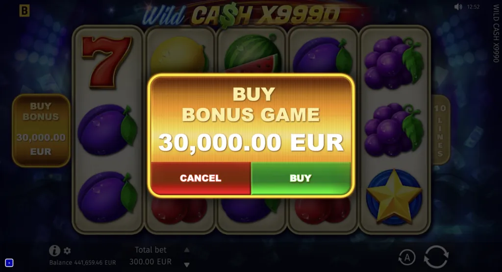 BG Wild Cash Screenshot