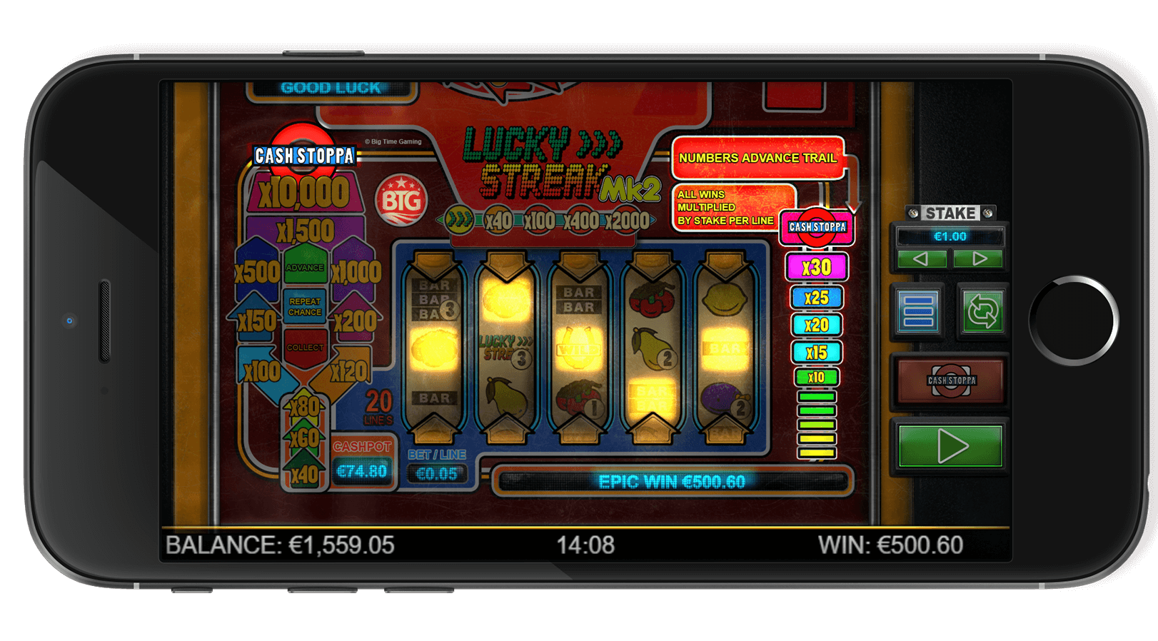 Lucky Streak Mk2 Screenshot