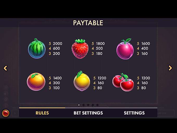 EVO Fruit Burst Screenshot