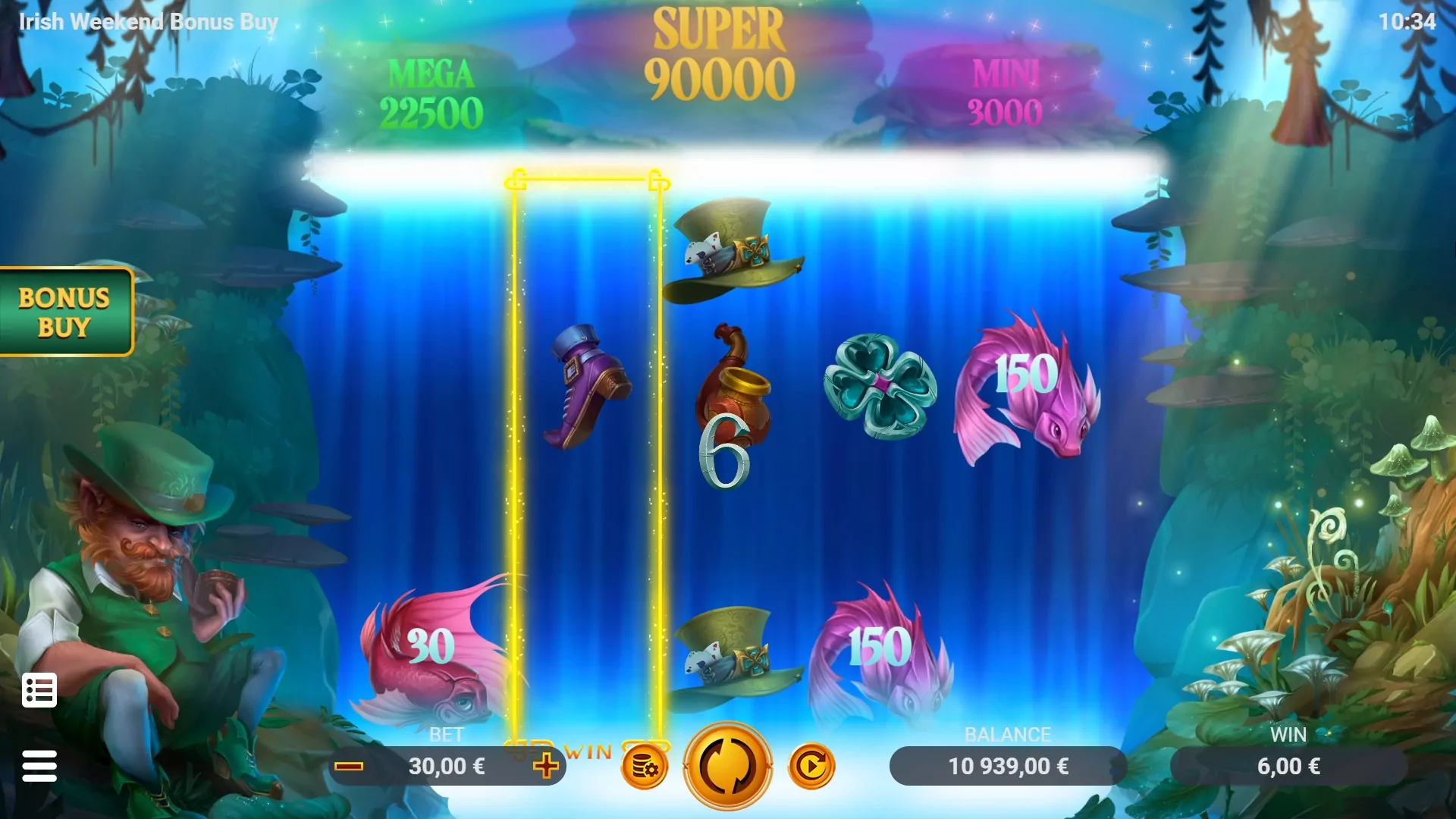 EVO Irish Weekend Bonus Buy Screenshot