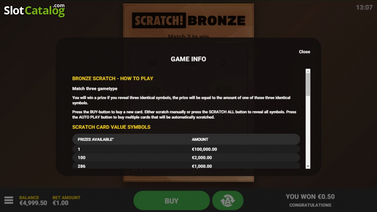 Hack Scratch Bronze Screenshot
