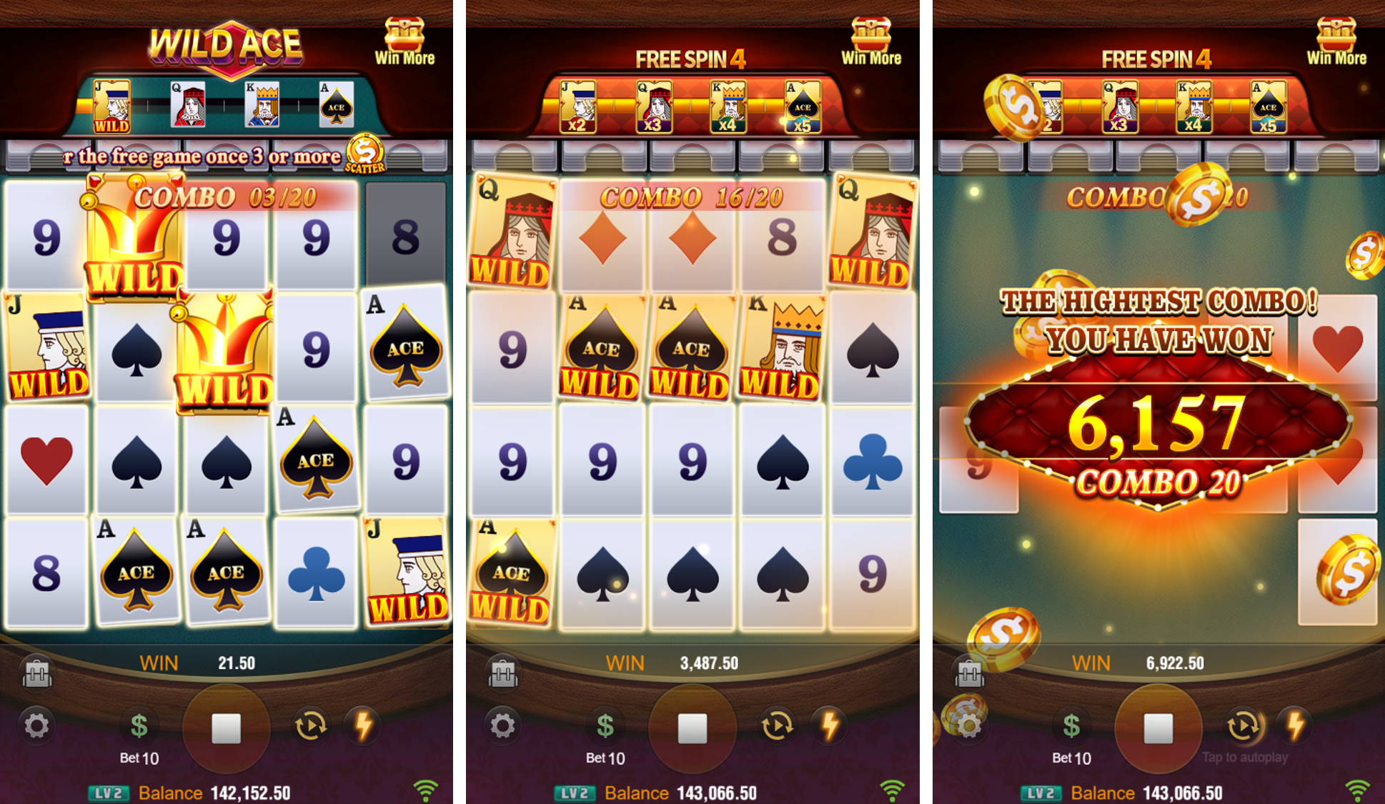 JILI Wild Ace Screenshot