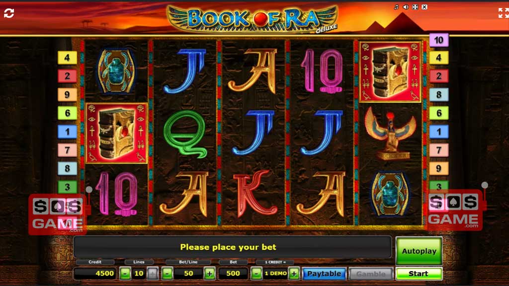 Book Of Ra Deluxe Screenshot