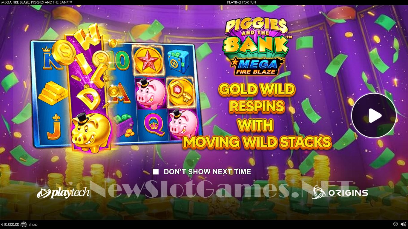 PT Mega Fire Blaze Piggies and the Bank Screenshot