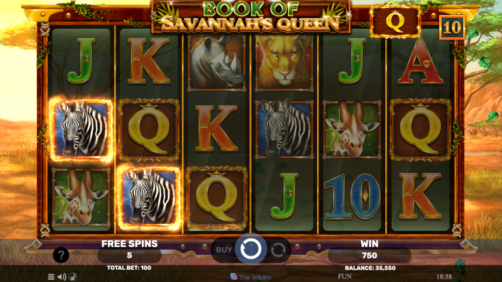 SP Book Of Savannah's Queen Screenshot
