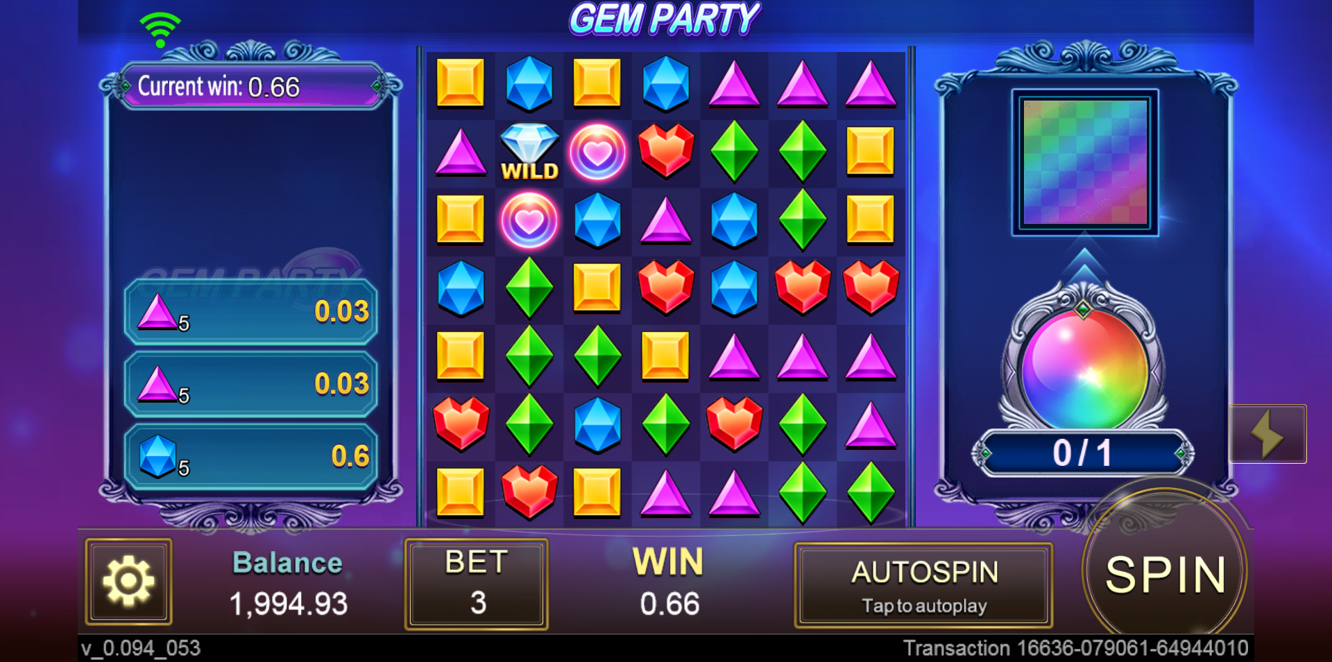 JILI Gem Party Screenshot